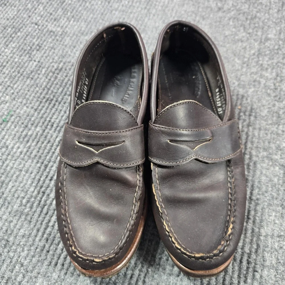 Bills Khakis X Rancourt Driving Shoes Mens 9 D Brown Leather Lactae Hevea USA